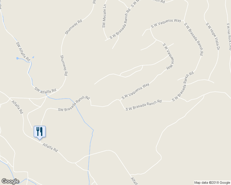 map of restaurants, bars, coffee shops, grocery stores, and more near 16833 South West Brasada Ranch Road in Powell Butte