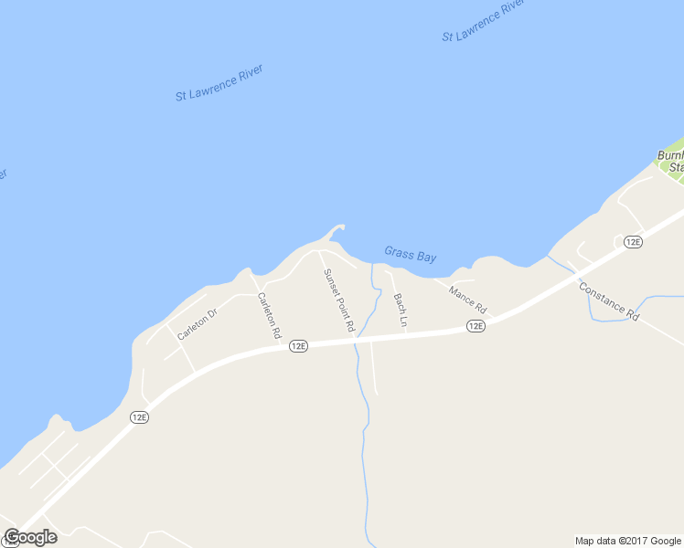 map of restaurants, bars, coffee shops, grocery stores, and more near 4481 Sunset Point Road in Cape Vincent