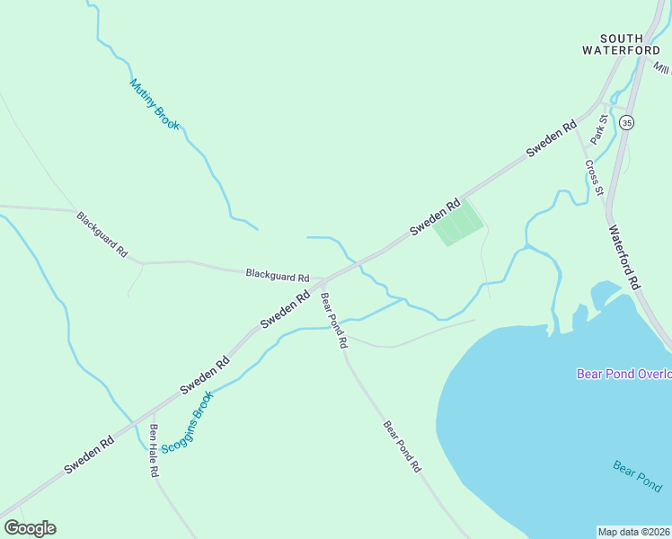 map of restaurants, bars, coffee shops, grocery stores, and more near 177 Sweden Road in Waterford