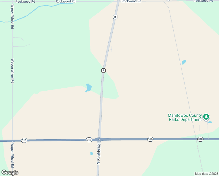 map of restaurants, bars, coffee shops, grocery stores, and more near 5003 County Road R in Manitowoc