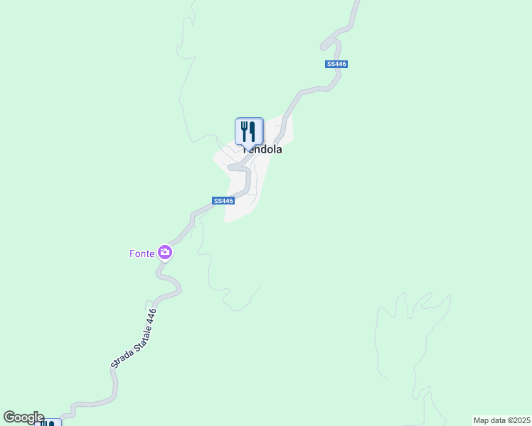 map of restaurants, bars, coffee shops, grocery stores, and more near 13 Via Collo in Tendola