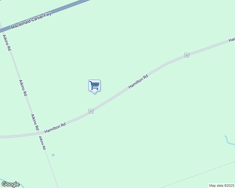 map of restaurants, bars, coffee shops, grocery stores, and more near 782 Regional Road 22 in Belleville