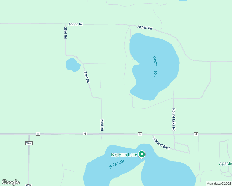map of restaurants, bars, coffee shops, grocery stores, and more near W5699 Jansen Drive in Wild Rose