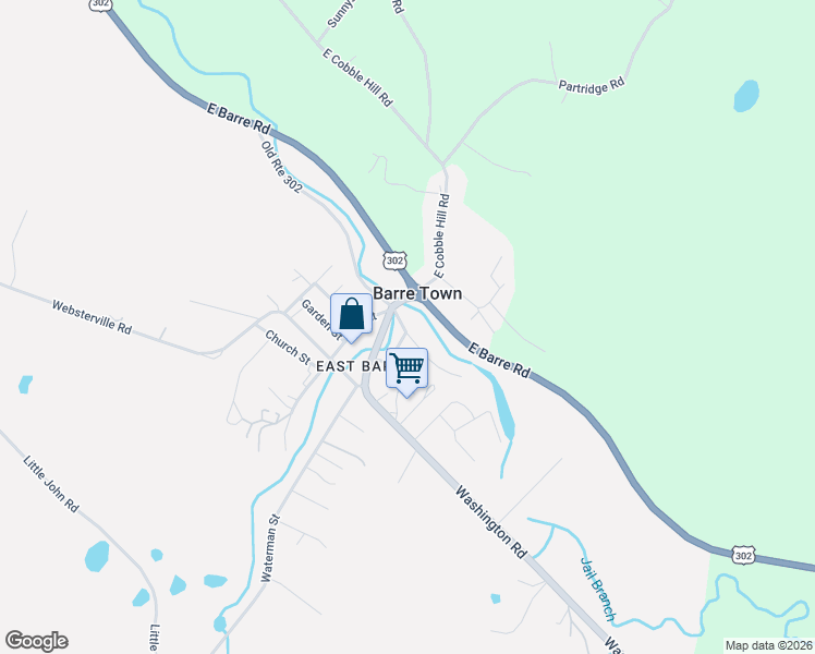 map of restaurants, bars, coffee shops, grocery stores, and more near 7 Bianchi Street in Barre