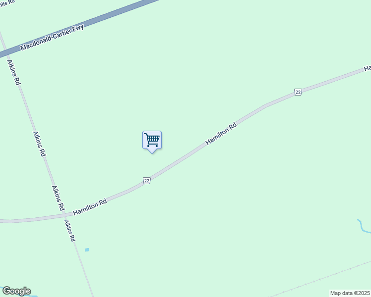 map of restaurants, bars, coffee shops, grocery stores, and more near 782 Regional Road 22 in Belleville
