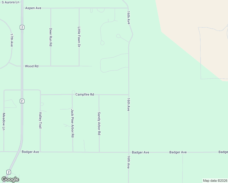 map of restaurants, bars, coffee shops, grocery stores, and more near 1614 Campfire Road in Nekoosa