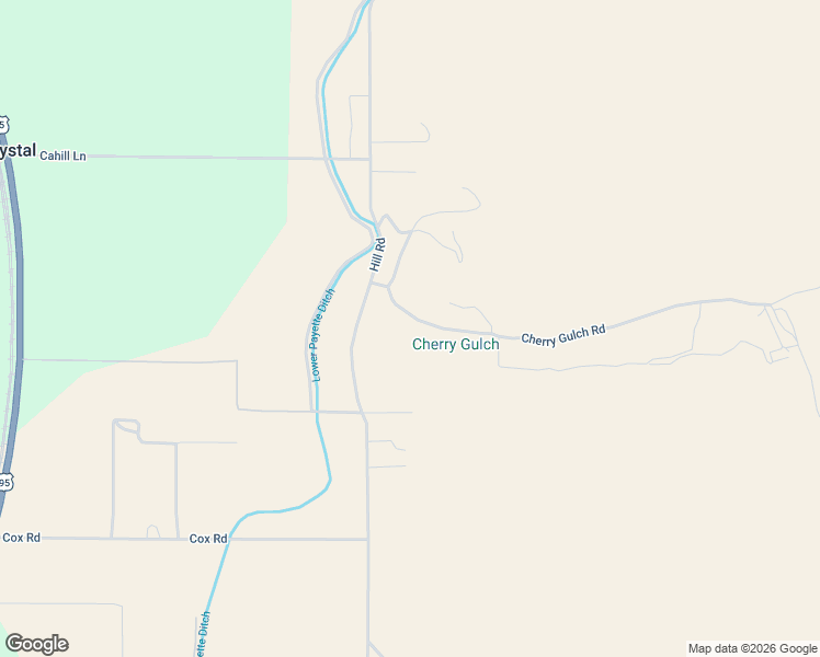 map of restaurants, bars, coffee shops, grocery stores, and more near 64 Hill Road in Weiser