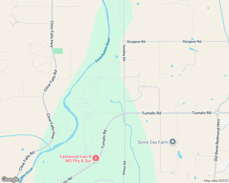 map of restaurants, bars, coffee shops, grocery stores, and more near 65035 Swalley Road in Bend