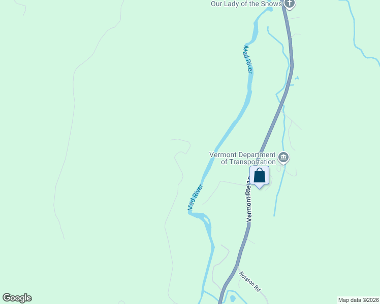 map of restaurants, bars, coffee shops, grocery stores, and more near 954 Butternut Hill Road in Waitsfield