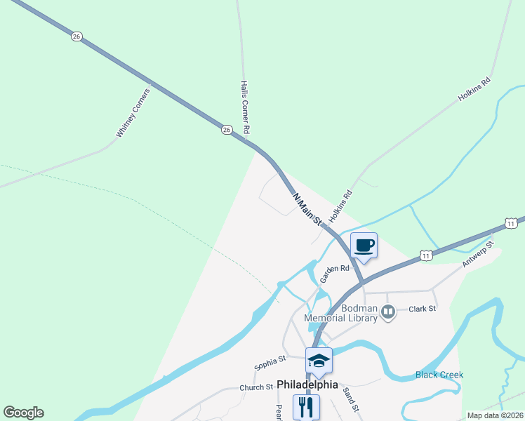 map of restaurants, bars, coffee shops, grocery stores, and more near 3 Pleasantview Drive in Philadelphia