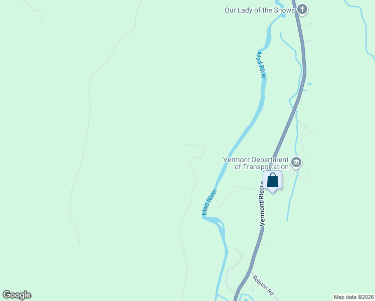 map of restaurants, bars, coffee shops, grocery stores, and more near 1075 Butternut Hill Road in Waitsfield