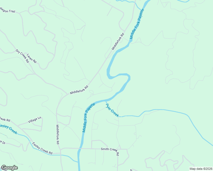 map of restaurants, bars, coffee shops, grocery stores, and more near 16 River Road in Garden Valley