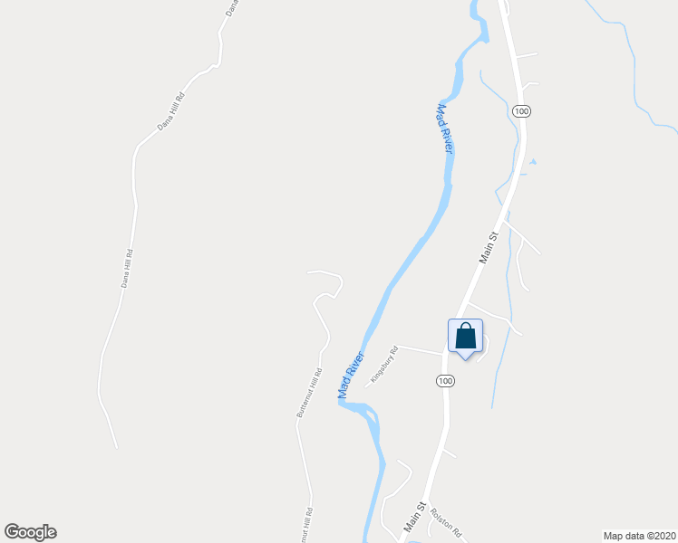 map of restaurants, bars, coffee shops, grocery stores, and more near 1018 Butternut Hill Road in Waitsfield
