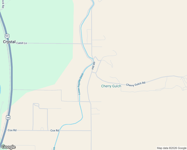 map of restaurants, bars, coffee shops, grocery stores, and more near 64 Hill Road in Weiser