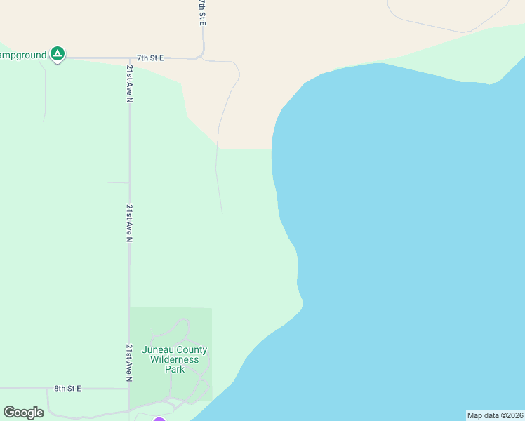 map of restaurants, bars, coffee shops, grocery stores, and more near N14314 Clearview Road in Necedah