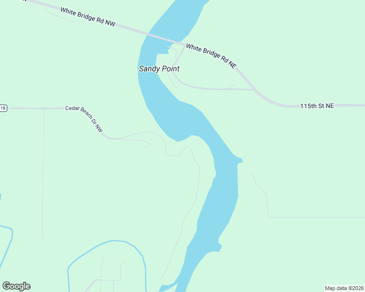 map of restaurants, bars, coffee shops, grocery stores, and more near 11359 Cedar Beach Drive Northwest in Oronoco