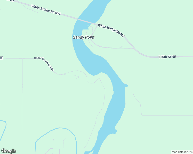 map of restaurants, bars, coffee shops, grocery stores, and more near 11359 Cedar Beach Drive Northwest in Oronoco