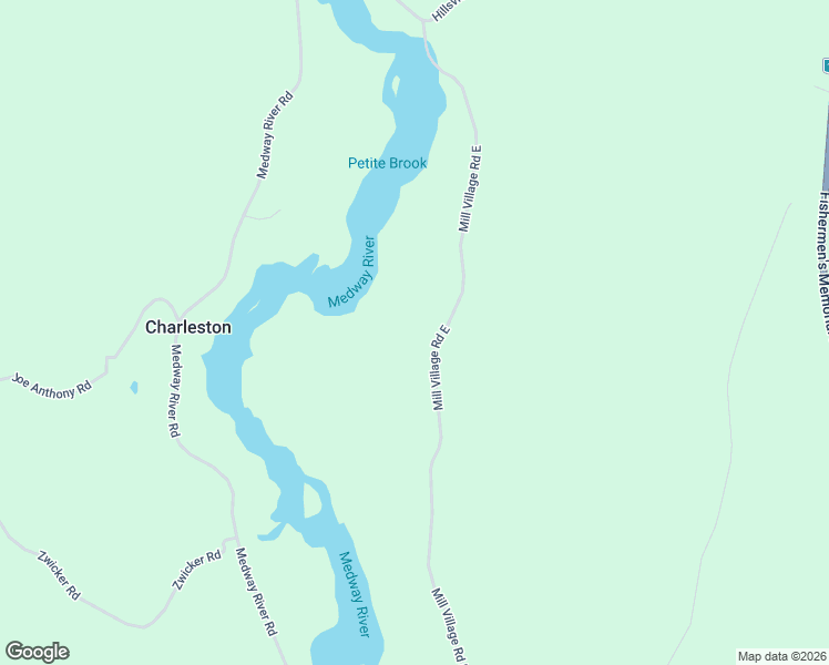 map of restaurants, bars, coffee shops, grocery stores, and more near 347 Mill Village Road East in Mill Village