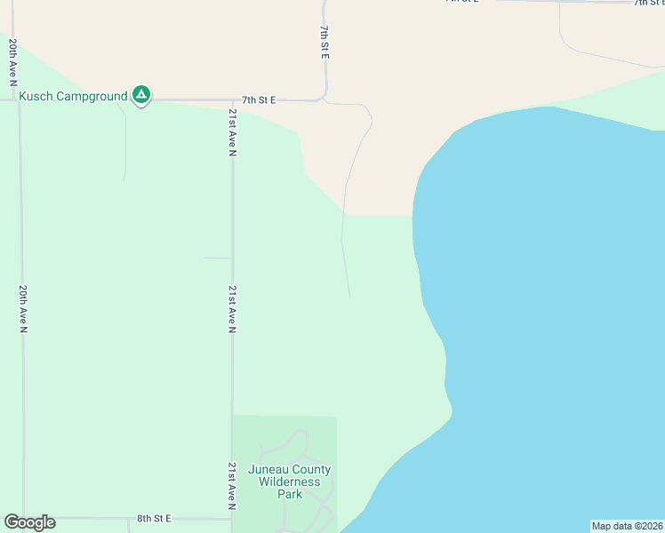 map of restaurants, bars, coffee shops, grocery stores, and more near N14349 Clearview Road in Necedah