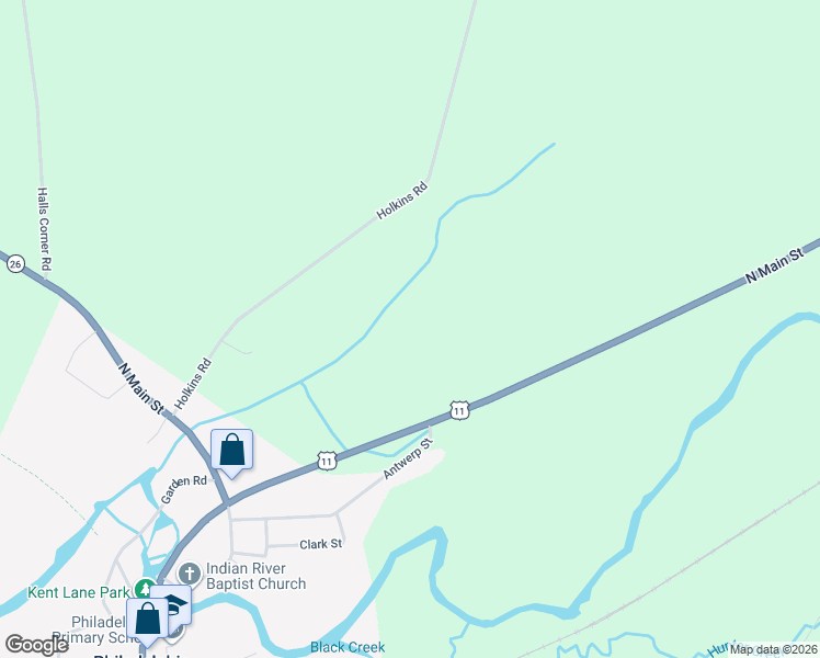 map of restaurants, bars, coffee shops, grocery stores, and more near 34388 Holkins Road in Philadelphia