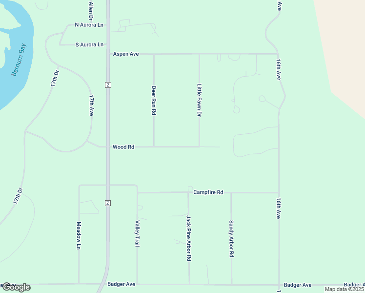 map of restaurants, bars, coffee shops, grocery stores, and more near 1654 Wood Road in Nekoosa