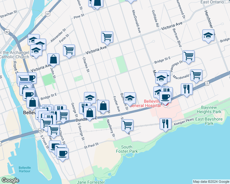 165 Foster Avenue, Belleville ON Walk Score