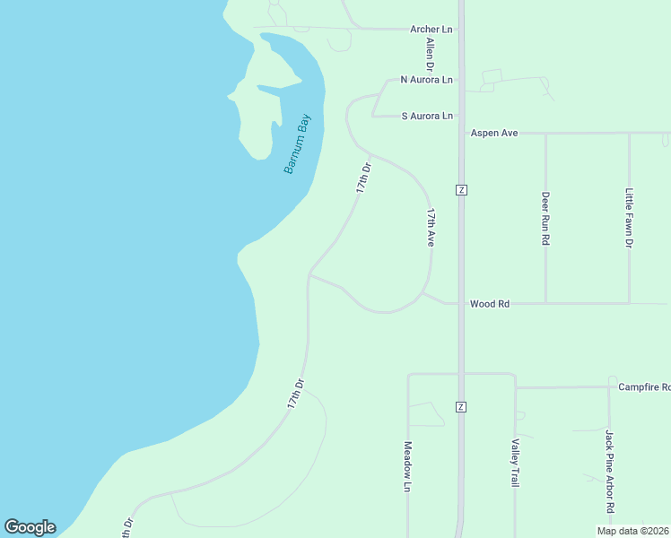 map of restaurants, bars, coffee shops, grocery stores, and more near 675 17th Avenue in Nekoosa