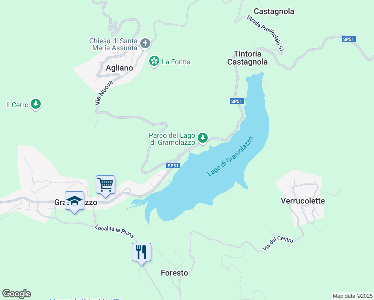 map of restaurants, bars, coffee shops, grocery stores, and more near 12 Località Rimessa di Agliano in Rimessa di Agliano