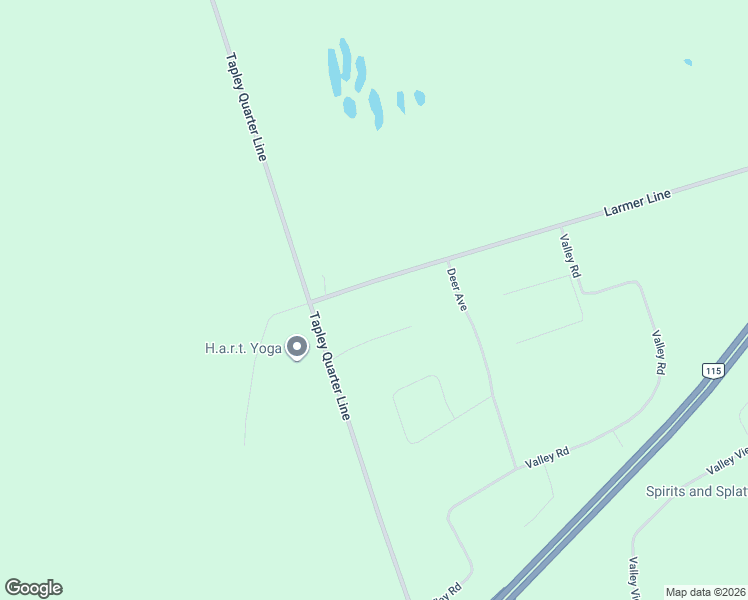 map of restaurants, bars, coffee shops, grocery stores, and more near 497 Larmer Line in Millbrook