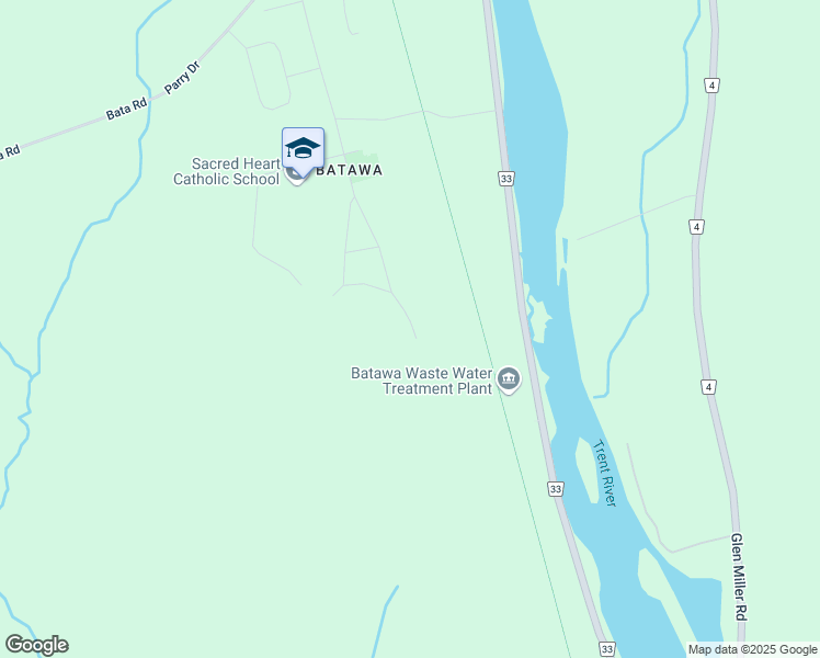 map of restaurants, bars, coffee shops, grocery stores, and more near 64 King George Crescent in Quinte West