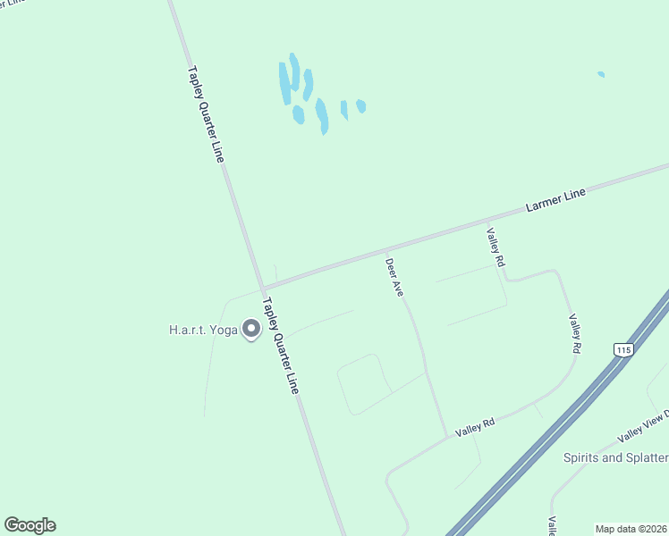 map of restaurants, bars, coffee shops, grocery stores, and more near 497 Larmer Line in Millbrook