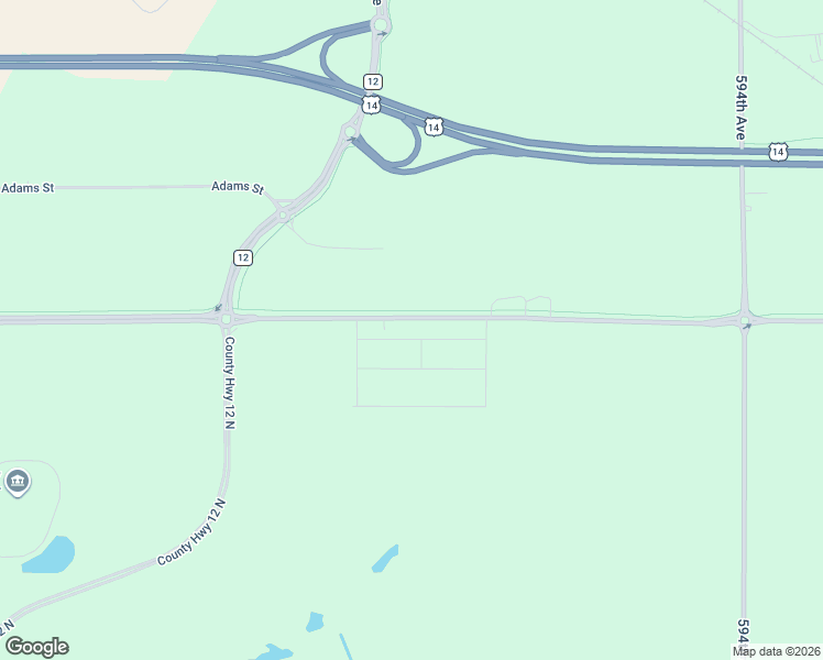 map of restaurants, bars, coffee shops, grocery stores, and more near 59021 Madison Avenue in Mankato