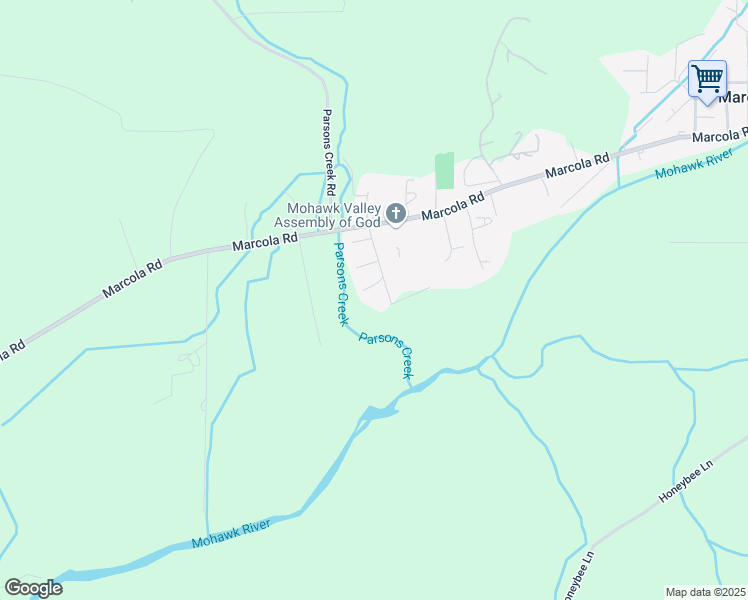 map of restaurants, bars, coffee shops, grocery stores, and more near 92030 Maple Lane in Springfield
