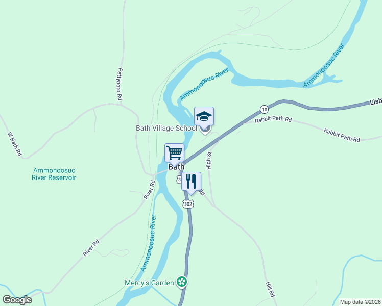 map of restaurants, bars, coffee shops, grocery stores, and more near 42 Lisbon Road in Bath