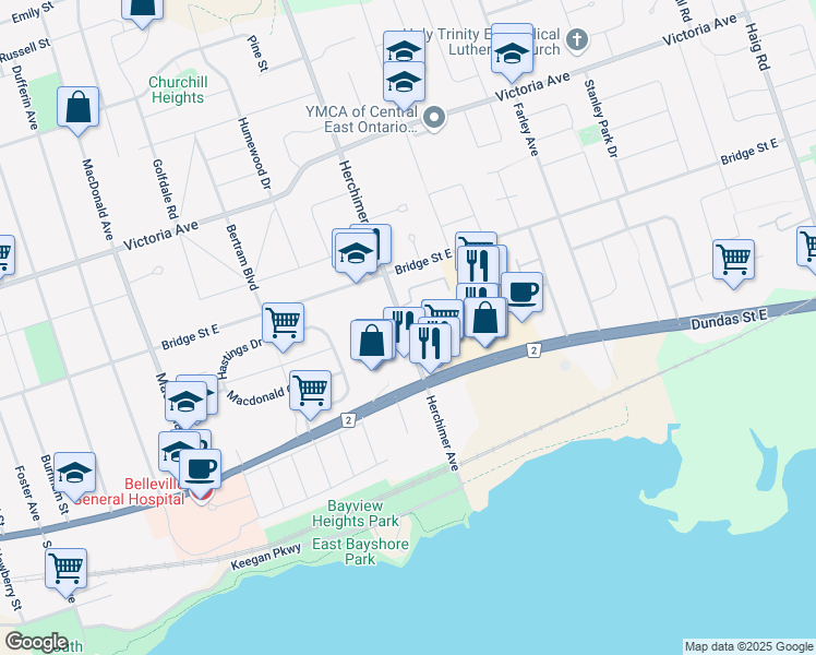 165 Herchimer Avenue Belleville On Walk Score Map Of Restaurants Bars Coffee S Grocery Ore Near 165