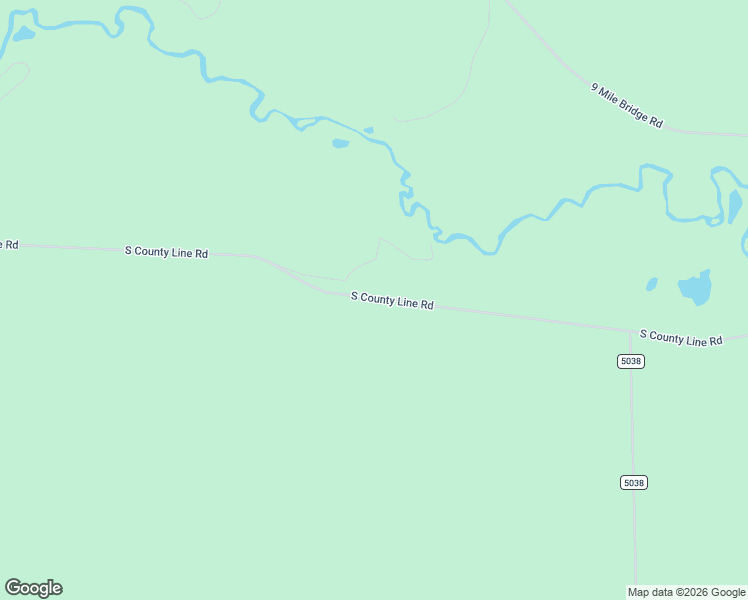 map of restaurants, bars, coffee shops, grocery stores, and more near 9474 South County Line Road in Manistee