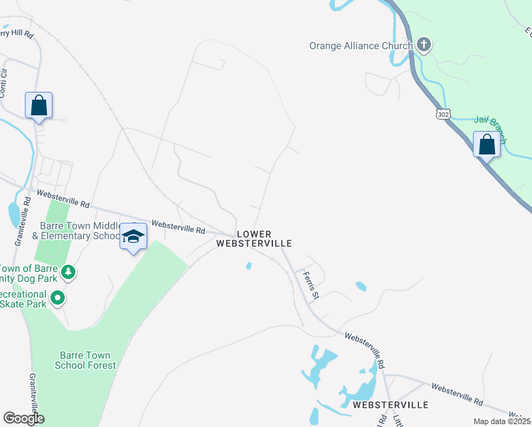 map of restaurants, bars, coffee shops, grocery stores, and more near 15 Bolster Road in Barre