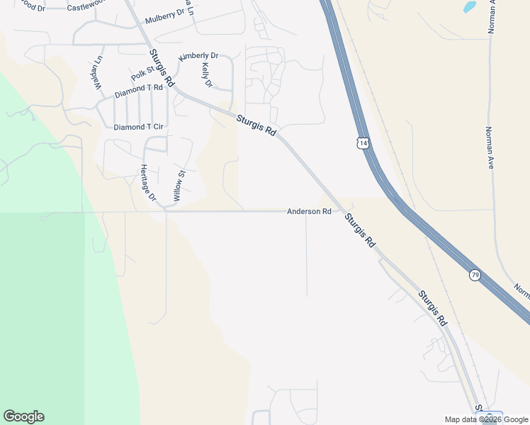map of restaurants, bars, coffee shops, grocery stores, and more near 6551 Anderson Road in Black Hawk