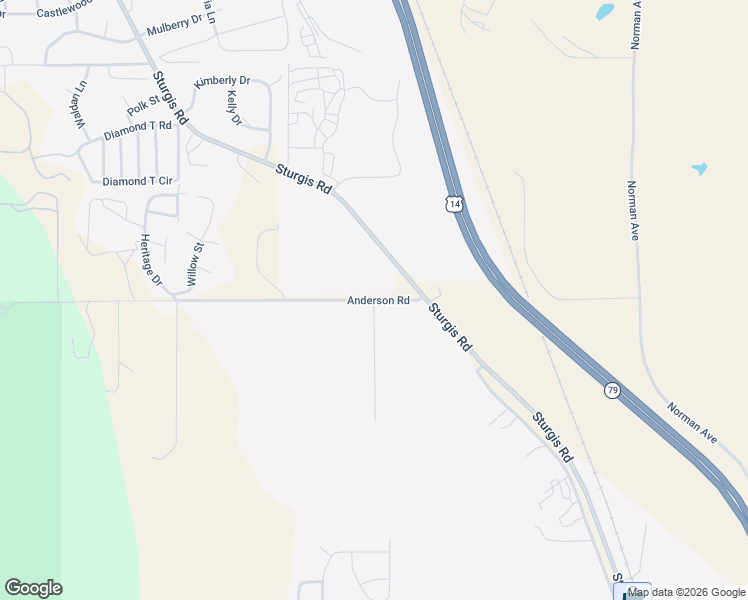 map of restaurants, bars, coffee shops, grocery stores, and more near 6447 Anderson Road in Black Hawk