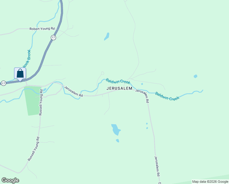 map of restaurants, bars, coffee shops, grocery stores, and more near 1128 Jerusalem Road in Starksboro