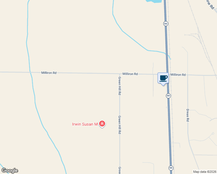 map of restaurants, bars, coffee shops, grocery stores, and more near 92302 Green Hill Road in Junction City