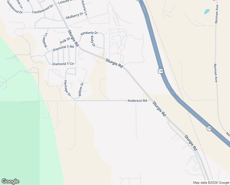 map of restaurants, bars, coffee shops, grocery stores, and more near 6551 Anderson Road in Black Hawk