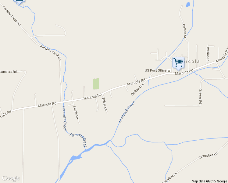 map of restaurants, bars, coffee shops, grocery stores, and more near 92071 Marcola Road in Marcola