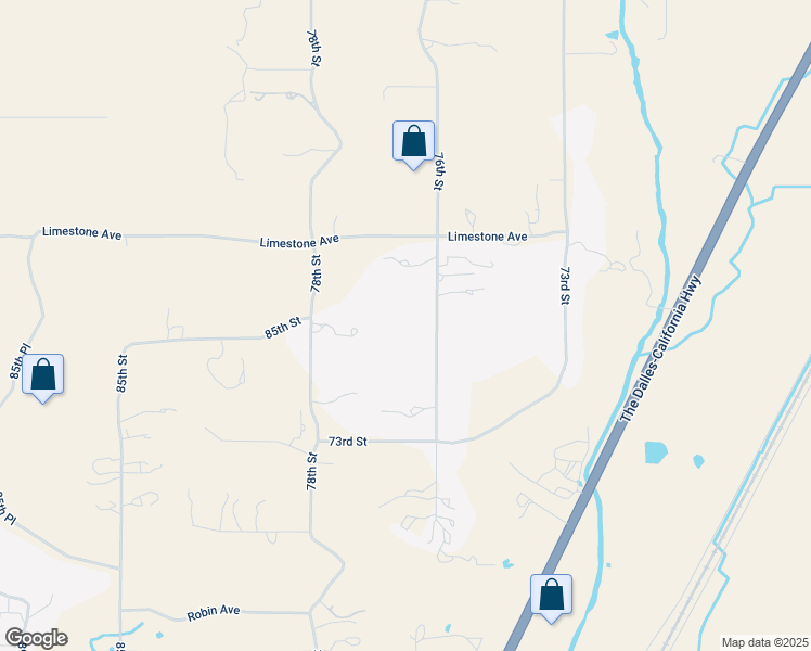 map of restaurants, bars, coffee shops, grocery stores, and more near 65285 76th Street in Bend