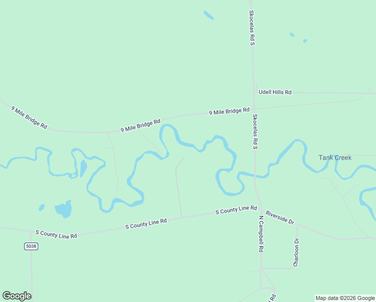map of restaurants, bars, coffee shops, grocery stores, and more near 9670 South County Line Road in Manistee