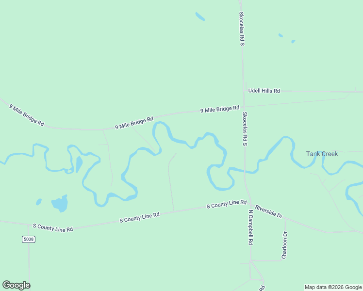map of restaurants, bars, coffee shops, grocery stores, and more near 9670 South County Line Road in Manistee