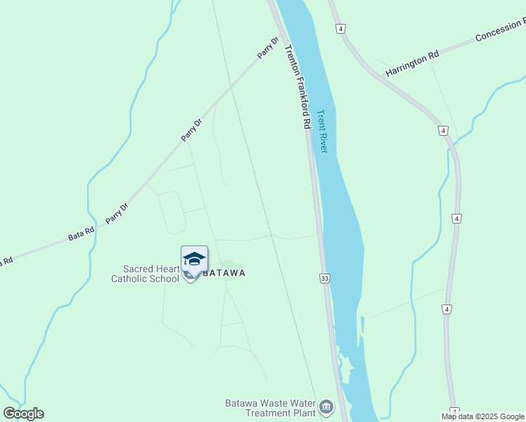 map of restaurants, bars, coffee shops, grocery stores, and more near 58 Plant Street in Quinte West