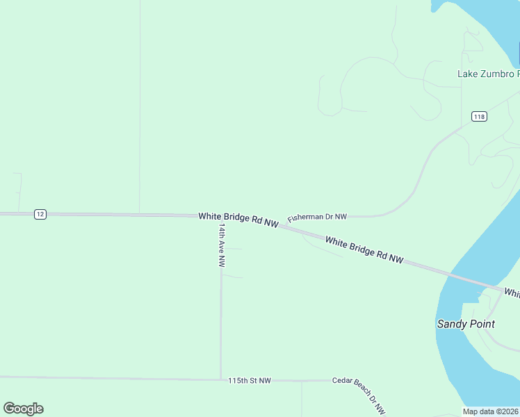 map of restaurants, bars, coffee shops, grocery stores, and more near 1289 White Bridge Road Northwest in Oronoco