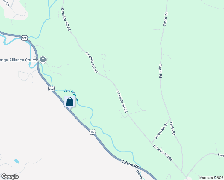 map of restaurants, bars, coffee shops, grocery stores, and more near 211 East Cobble Hill Road in Barre