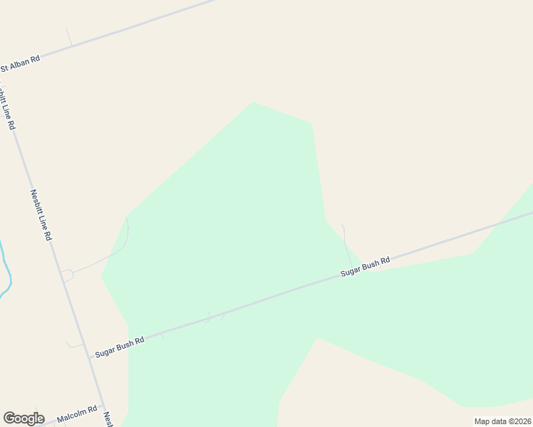 map of restaurants, bars, coffee shops, grocery stores, and more near Sugar Bush Road in Kawartha Lakes